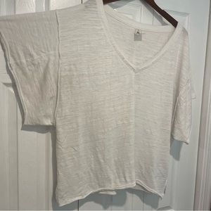 Free People We the Free Oversized White Tshirt